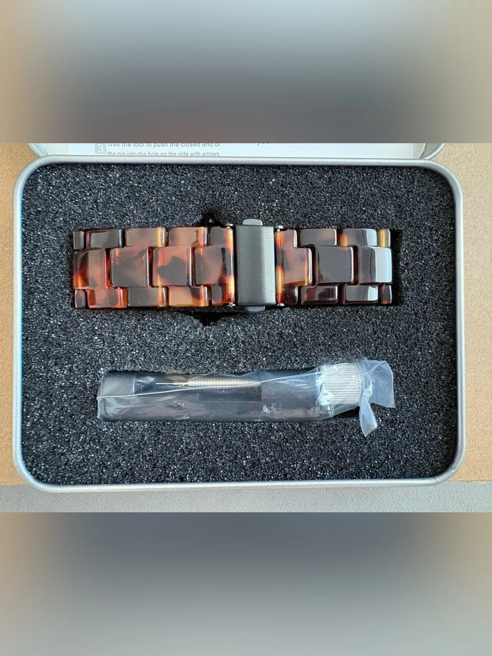 Tortoiseshell Replacement Apple Watch Band